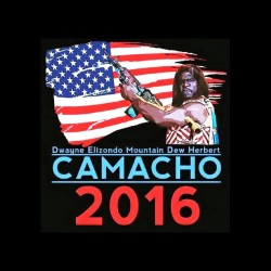 tee shirt idiocraty camacho president sublimation