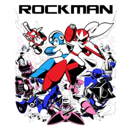 Rockman3 all star white sublimation t-shirt