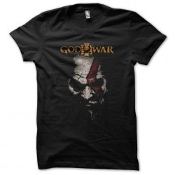 Graphic black kratos sublimation t-shirt