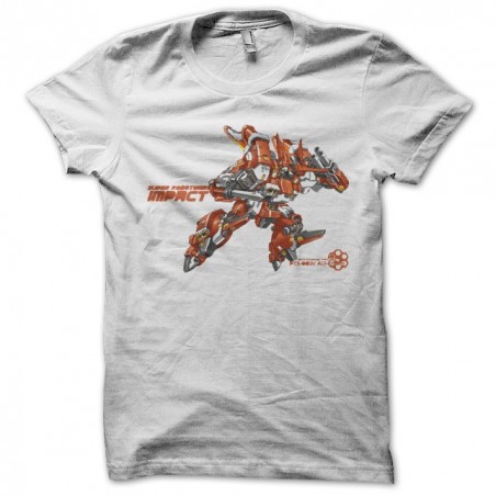 Super robot war PTX 003c white sublimation t-shirt