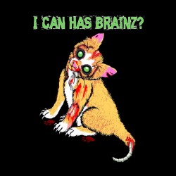 t-shirt cat zombi brains sublimation