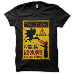 tee shirt slay dragon caution sublimation
