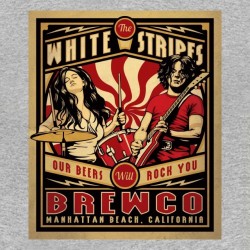 tee shirt white stripes beer sublimation