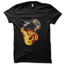 tee shirt ghost rider pixels sublimation