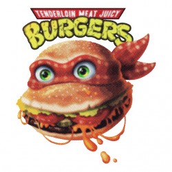tee shirt tortue ninja burger sublimation