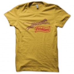 T-shirt Friskies parody Puma yellow sublimation