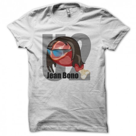Jean Bono parody U2 t-shirt white sublimation