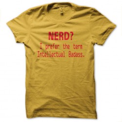 tee shirt nerd badass sublimation