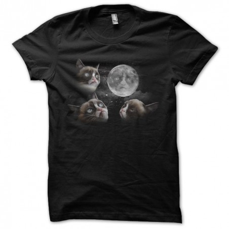 cat of the moon sublimation t-shirt