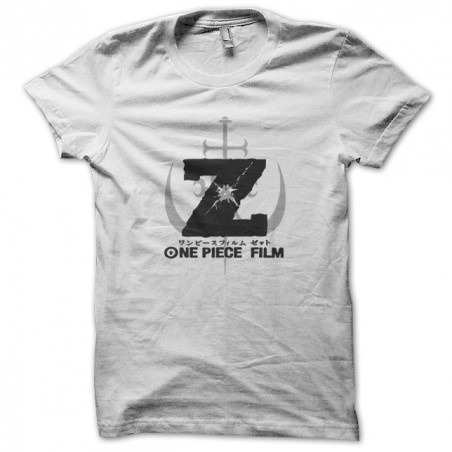 One piece film Z logo white sublimation t-shirt