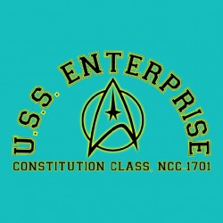 tee shirt uss enterprise star trek sublimation