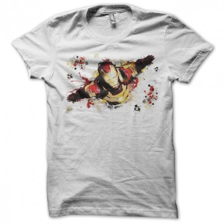 Ironman3 art work t-shirt white sublimation