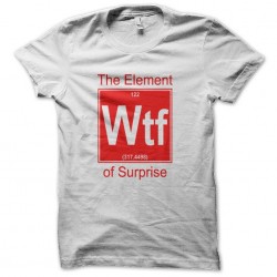 tee shirt chimie wtf elements sublimation
