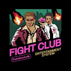 tee shirt fight club 8 bits sublimation