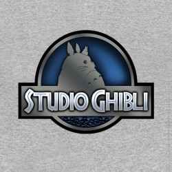 tee shirt studio ghibli gris sublimation