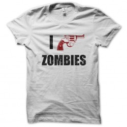 shirt I Shotgun Zombies white sublimation