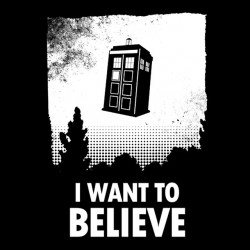 tee shirt I want to believe  sublimation