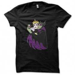 shirt Grimhilde and Maleficent Selfie black sublimation