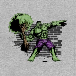 tee shirt the hulk funny gris sublimation