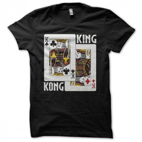 Tee shirt Poker Kings pair King Kong  sublimation