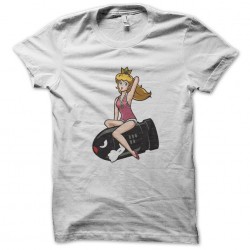 Princess Peach shirt on her white sublimation ball