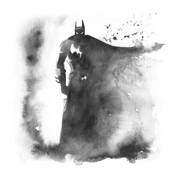 batman smoke white sublimation shirt