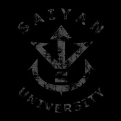 shirt saiyan university black sublimation