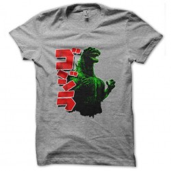 tee shirt Godzilla gris...