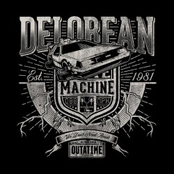 tee shirt delorean machine  sublimation