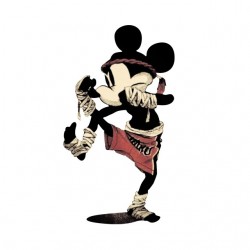 tee shirt mickey mouse boxing  sublimation