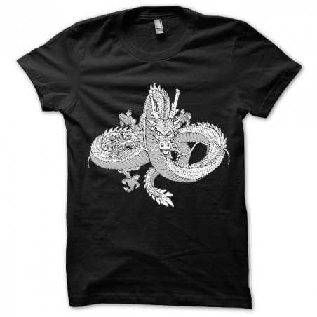 T-shirt black Dragon black & white sublimation