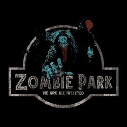 tee shirt zombies park  sublimation