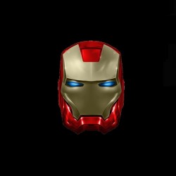 Tee shirt  casque Iron Man 2 sublimation
