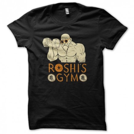 shirt roshi's gym turtle genial black sublimation
