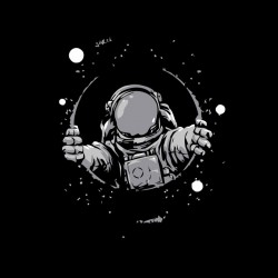 astronaut shirt galaxies black sublimation