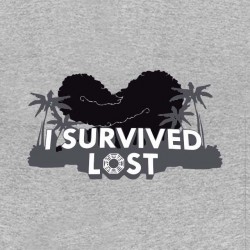 i survived lost shirt gray sublimation