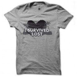 i survived lost shirt gray...