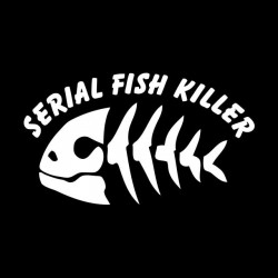 tee shirt serial fish killer t-shirt sublimation