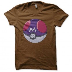 t-shirt pokemon ball brown sublimation