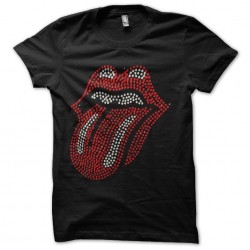 tee shirt rolling stones strass sublimation