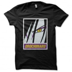 Naruto Orochimaru parody Obey black sublimation t-shirt