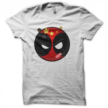 Numb Deadpool logo white sublimation t-shirt