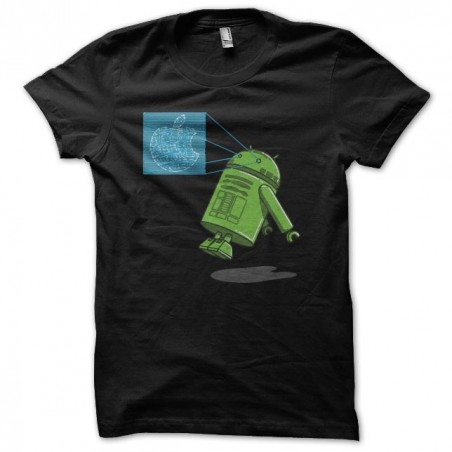 Tee shirt parodie Apple R2D2 Android  sublimation