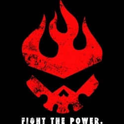 tee shirt Gurren Lagann - Fight the power sublimation