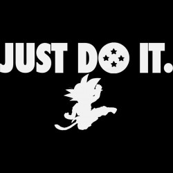 tee shirt Dragon Ball - Just do it sublimation