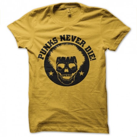 tee shirt punks never die sublimation