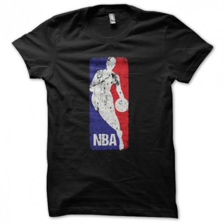 NBA vintage black sublimation t-shirt