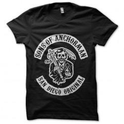 black sublimation anchorman shirt