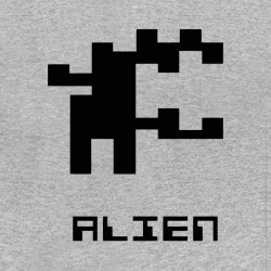 tee shirt alien symbole pixel sublimation