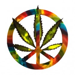 rainbow sublimation marijuana shirt